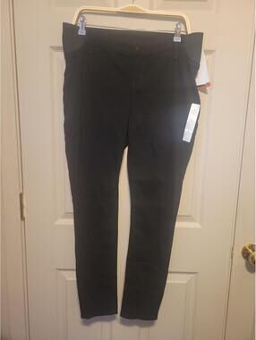 Ingrid & Isabel Black Skinny Side Panel Maternity Pants Size 8